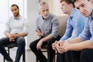 Men gathered together outdoors